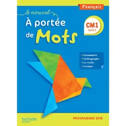 ISBN Le Nouvel A portée de mots CM1 - Manuel élève - Edition 2019