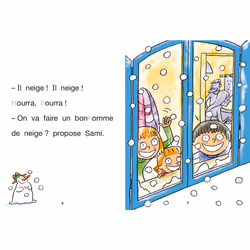 ISBN Sami et Julie CP Niveau 2 Il neige - Vue supplémentaire 2