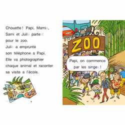 ISBN Sami et Julie CP Niveau 2 Le zoo - Vue supplémentaire 2