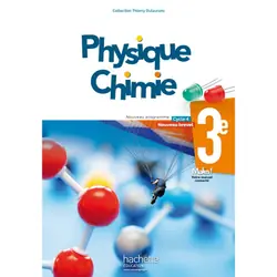 ISBN Physique-Chimie cycle 4 / 3e - Livre élève - éd. 2017