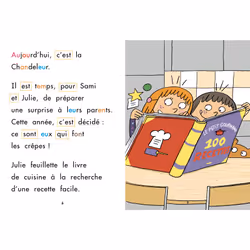 ISBN Sami et Julie- Spécial DYS (dyslexie) Sami et Julie font des crêpes - Vue supplémentaire 2