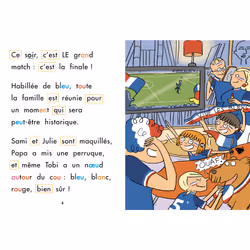 ISBN Sami et Julie- Spécial DYS (dyslexie) Fous de foot ! - Vue supplémentaire 2