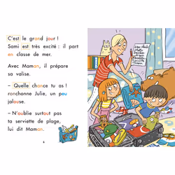 ISBN Sami et Julie- Spécial DYS (dyslexie) Sami et Julie en classe de mer - Vue supplémentaire 2