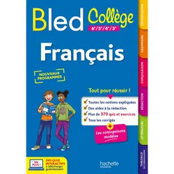 ISBN Bled Collège Français