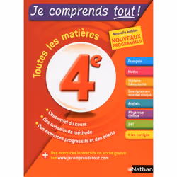 ISBN Je comprends tout - Tout en un 4ème : Le livre de Pierre-Alain Chiffre, Collectif