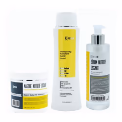 Cheveux affaiblis et cassées / pointes sèches et fourchues Au beurre de karité - À la vitamine E