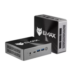 Mini Pc de bureau BMAX B8 PLUS / i5-12600H / 24 Go / 512 Go SSD / Windows 11 / Gris