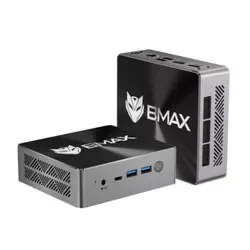 Mini Pc de bureau BMAX B8 PLUS / i5-12600H / 24 Go / 512 Go SSD / Windows 11 / Gris