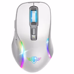 Souris Gaming Sans Fil Spirit of Gamer ELITE M50 ARTIC - Rétro-éclairage RGB 7 modes - Résolution: 8000 DPI - Accélération: 1 ...