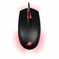 ABKONCORE A660, Ambidextre, Optique, USB Type-A, 10000 DPI, Noir