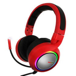ABKONCORE B1000 Real5.2 Casque Avec fil Arceau Jouer Noir, Rouge