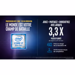 Acer Predator Helios 300 PH317-52-75DB i7-8750H 17.3" Full HD 8 Go 1,13 To HDD+SSD NVIDIA® GeForce® GTX 1050 Ti Windows 10 Home Noir, Rouge - Vue supplémentaire 5
