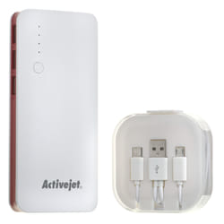Activejet PowerBank 10000 mAh + câble