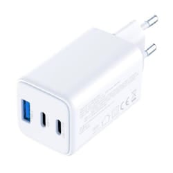 Adaptateur de Charge 3MK 65W avec 3 Ports USB-C/USB-A - Blanc