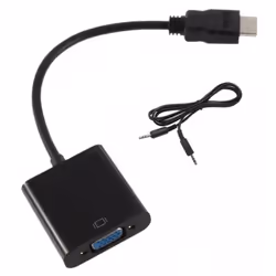 Cet adaptateur est conçu pour transférer le signal HDMI numérique en vidéo VGA analogique. Lorsque vous regardez des films ou ...