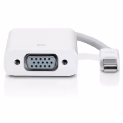 Adaptateur Mini Display Port vers VGA - VGA femelle / Mini Displayport mâle - Idéal pour connecter un MacBook, MacBook Air, M ...