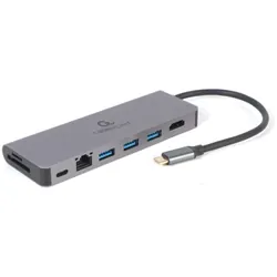 ADAPTATEUR RESEAU GEMBIRD USB-C 5 IN 1 100W