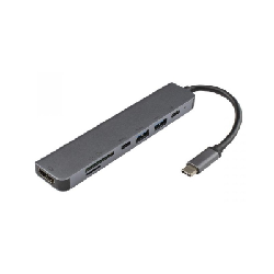 Adaptateur SBOX 7in1 USB Type C Vers HDMI & USB-3.0 & SD + TF (TYPEC-7IN1)