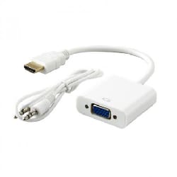Adaptateur SBOX HDMI Male vers VGA Femelle Avec Jack