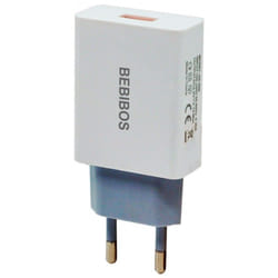 Adaptateur Secteur BEBIBOS USB 2.1A - Blanc