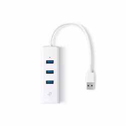 Adaptateur USB 3.0 TP-Link Vers Ethernet Gigabit + 3 ports USB - Interface de sortie: 3 ports USB-A 3.0 / 1 port Ethernet Gig ...