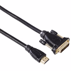 Cable d´adaptation Hama HDMI mâle to DVI mâle - double blindage - 2 mètres - Pour une qualité haute résolution Full HD de 192 ...