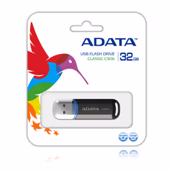ADATA 32GB C906 lecteur USB flash 32 Go USB Type-A 2.0 Noir