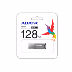 ADATA UV350 lecteur USB flash 128 Go USB Type-A 3.2 Gen 1 (3.1 Gen 1) Argent - Vue supplémentaire 4