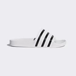 Adidas adilette Slides, Unisexe, Adulte, Noir, Blanc, Motif