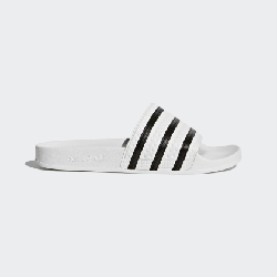 Adidas adilette Slides Unisexe Noir, Blanc