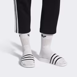 Adidas adilette Slides Unisexe Noir, Blanc