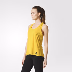 Adidas Climachill Striped Tank Top Débardeur Sans manches Elastane, Nylon - Vue supplémentaire 2