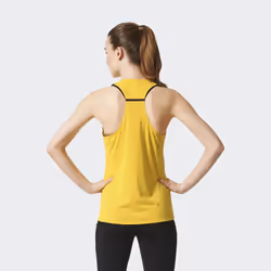 Adidas Climachill Striped Tank Top Débardeur Sans manches Elastane, Nylon - Vue supplémentaire 3