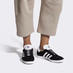 Adidas Gazelle Unisexe Noir, Gris, Blanc