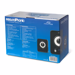 ADVANCE SoundPhonic 2.1 set d'enceintes 6 W Universel Noir 2.1 canaux 1,5 W - Vue supplémentaire 5