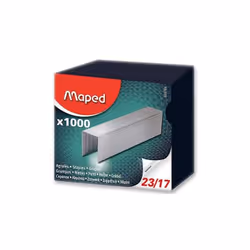Agrafes Maped 23/17 Galvanisé Boîte de 1000 (323705)