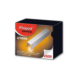 Agrafes Maped 23/20 Galvanisé Boîte de 1000 (323805)