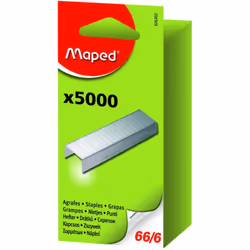 AGRAFES MAPED 66/6 GALVANISÉ BROCHABLE - BOITE DE 5000 (326302)