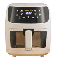 Air Fryer Silver Crest 3800W 10L Blanc