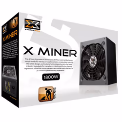 Alimentation Xigmatek X-Miner EN9757 92 PLUS - Puissance 1800W - 180V-264V - Puissance de sortie de la carte mère 20+4 Pins - ...