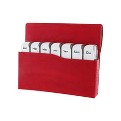 Anycare Pilulier mini Book Rouge