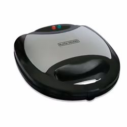 Appareil à panini/Croque BLACK+DECKER 750 Watt - Noir (TS2080-B5)