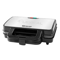 Appareil à Panini Et Grill Lexical LSM-2520 1000W Silver