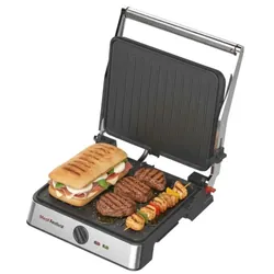Appareil à Panini & Grill 2En1 DSP KB1105 2200W Silver