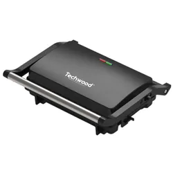 Appareil à Panini & Grill Techwood TPG-1000 1000W Noir
