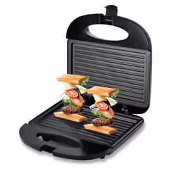 Appareil à Panini RAF - Puissance: 750 Watts - Capacité: 1 sandwich - 2 voyants lumineux: d'alimentation et de pré-chauffage ...