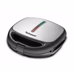Appareil de Cuisson 3EN1 TECHWOOD - Puissance: 800 Watts - Pour Panini, Gaufre, Croque monsieur - Plaques amovibles antiadhés ...