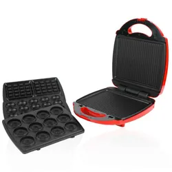 Appareil De Cuisson 4en1 Topmatic 1400W Rouge