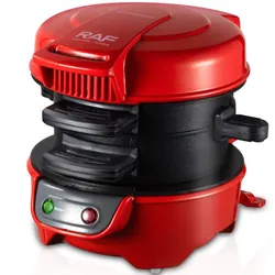 Appareil de Cuisson Hamburger Multifunction Raf R.666 1200W Rouge