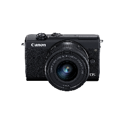 Appareil Photo Canon EOS M200 15-45mm IS STM Noir + Kit de Démarrage